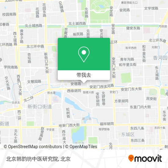 北京韩韵坊中医研究院地图
