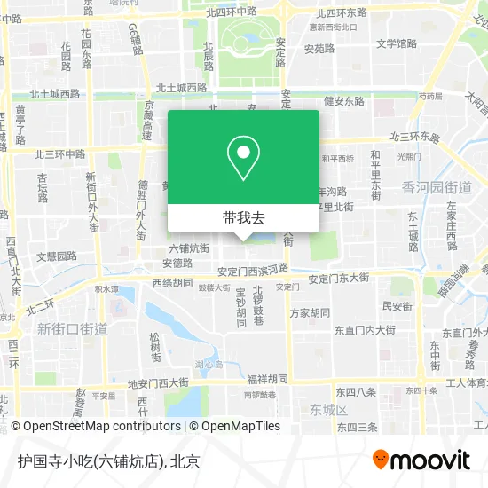 护国寺小吃(六铺炕店)地图