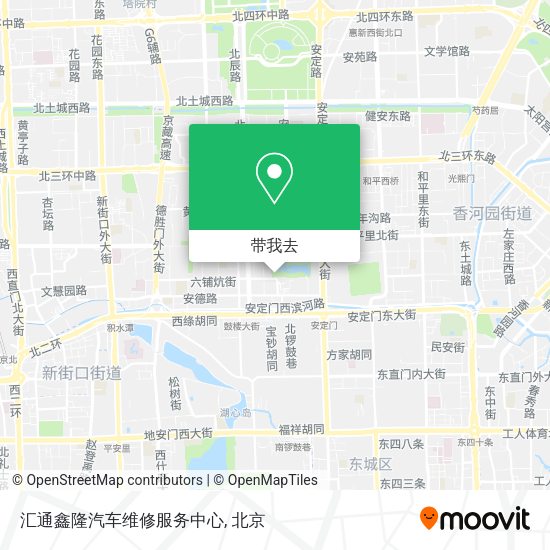 汇通鑫隆汽车维修服务中心地图