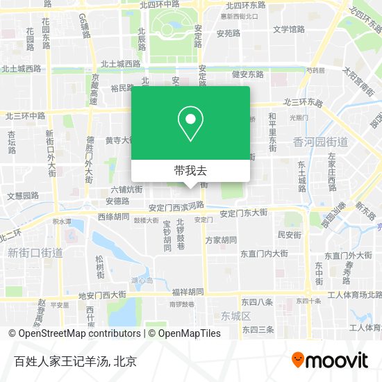 百姓人家王记羊汤地图