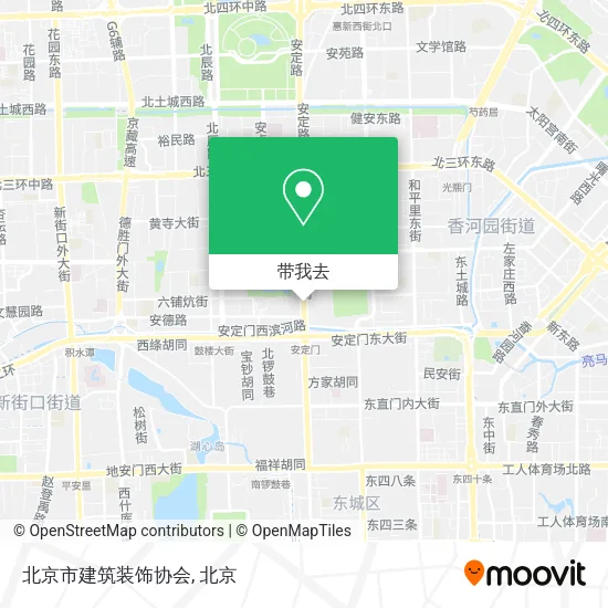 北京市建筑装饰协会地图