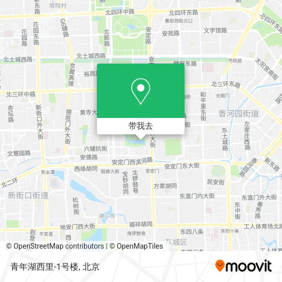 青年湖西里-1号楼地图