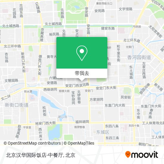 北京汉华国际饭店-中餐厅地图