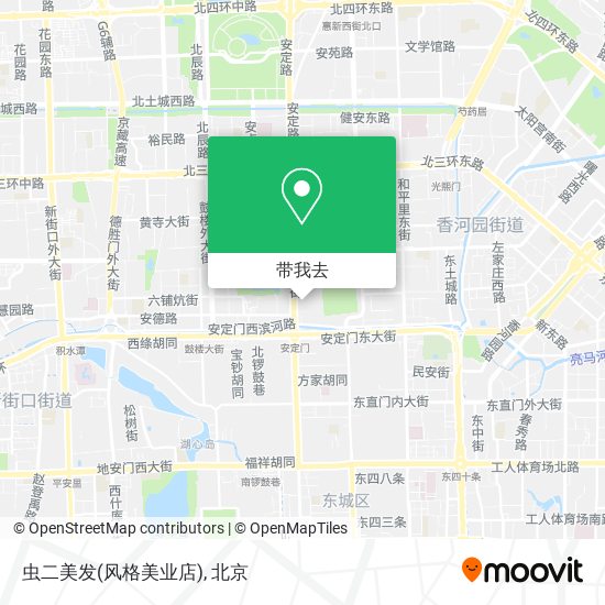 虫二美发(风格美业店)地图