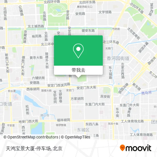 天鸿宝景大厦-停车场地图