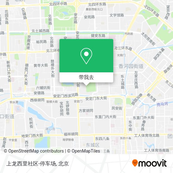 上龙西里社区-停车场地图