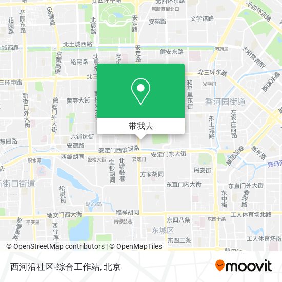 西河沿社区-综合工作站地图