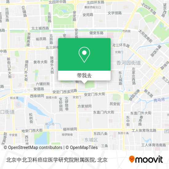 北京中北卫科癌症医学研究院附属医院地图