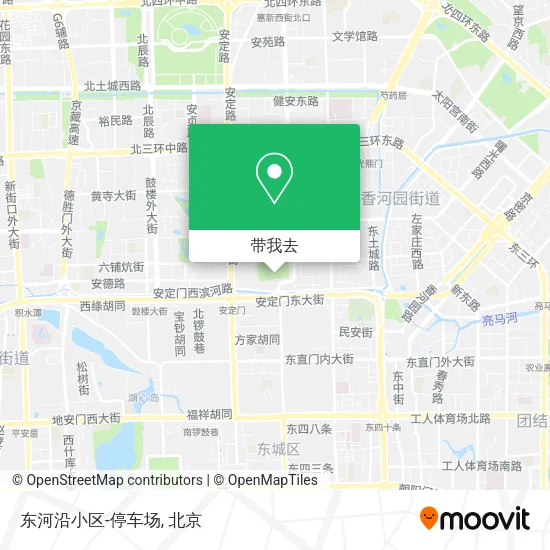 东河沿小区-停车场地图