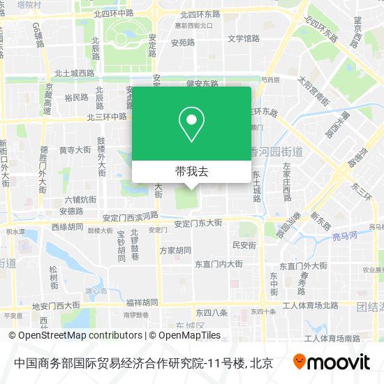 中国商务部国际贸易经济合作研究院-11号楼地图