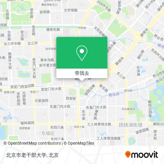 北京市老干部大学地图