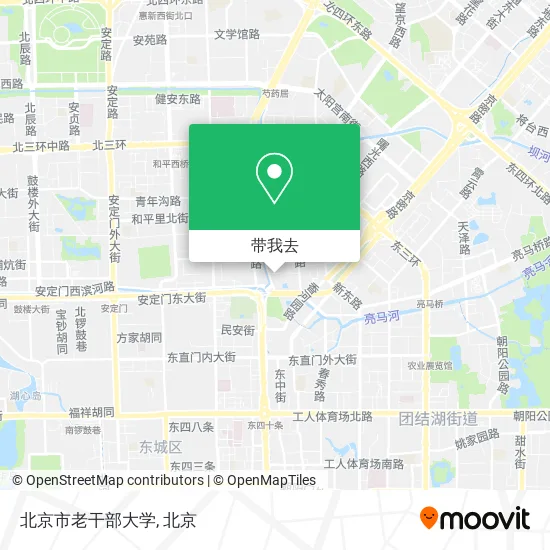 北京市老干部大学地图