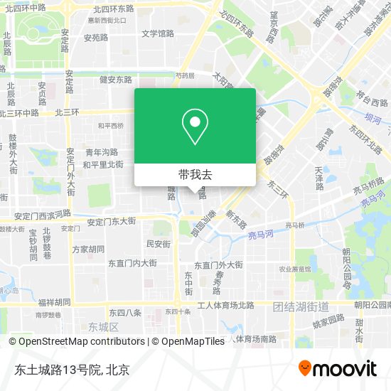 东土城路13号院地图