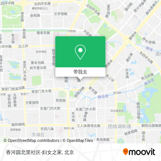 香河园北里社区-妇女之家地图