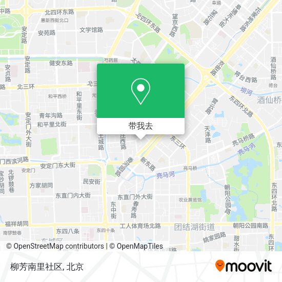 柳芳南里社区地图
