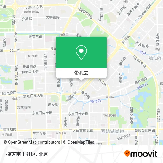 柳芳南里社区地图