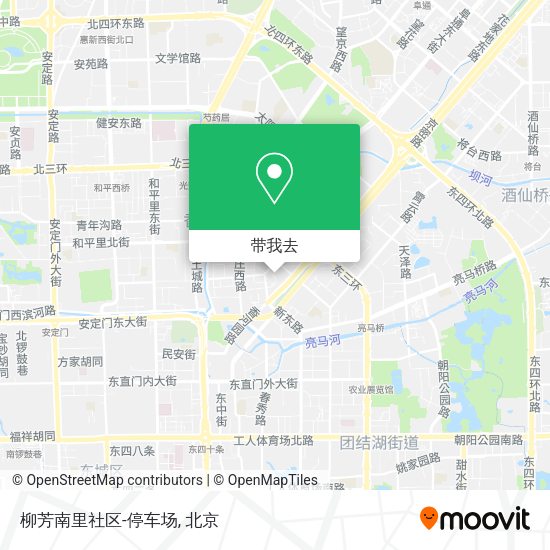 柳芳南里社区-停车场地图