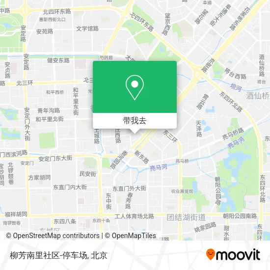 柳芳南里社区-停车场地图
