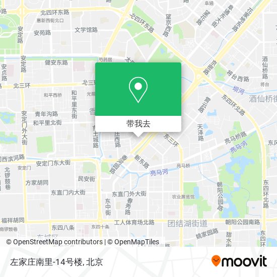 左家庄南里-14号楼地图