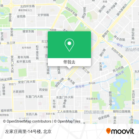 左家庄南里-14号楼地图