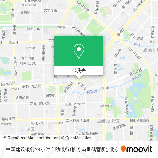 中国建设银行24小时自助银行(柳芳南里储蓄所)地图