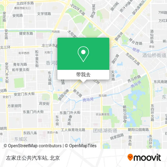 左家庄公共汽车站地图