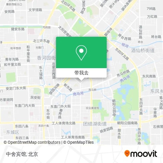 中舍宾馆地图