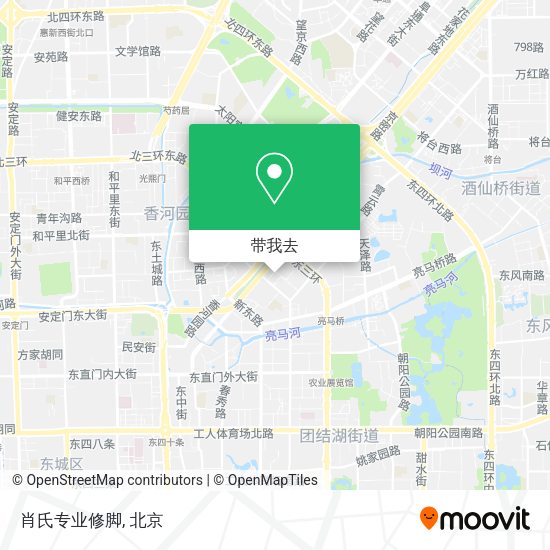 肖氏专业修脚地图