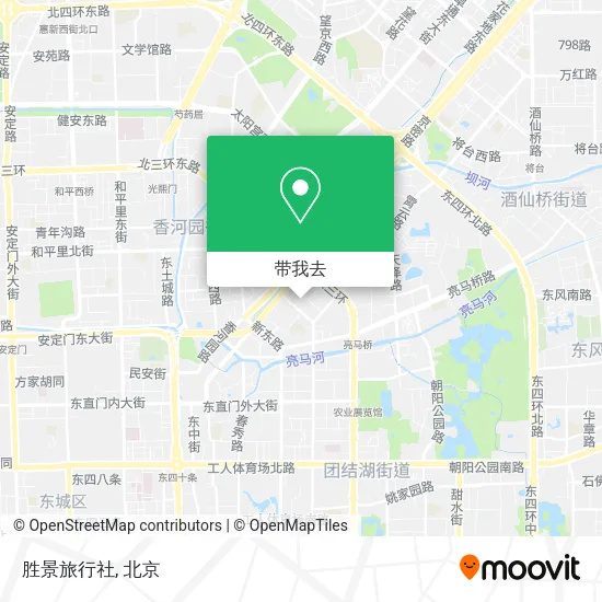 胜景旅行社地图