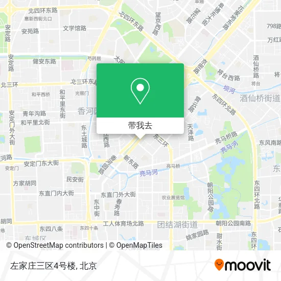 左家庄三区4号楼地图