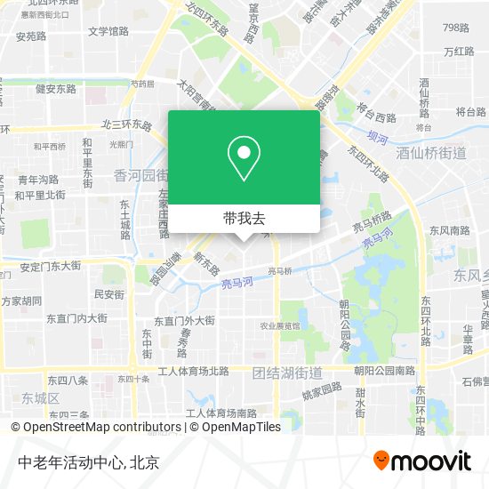 中老年活动中心地图