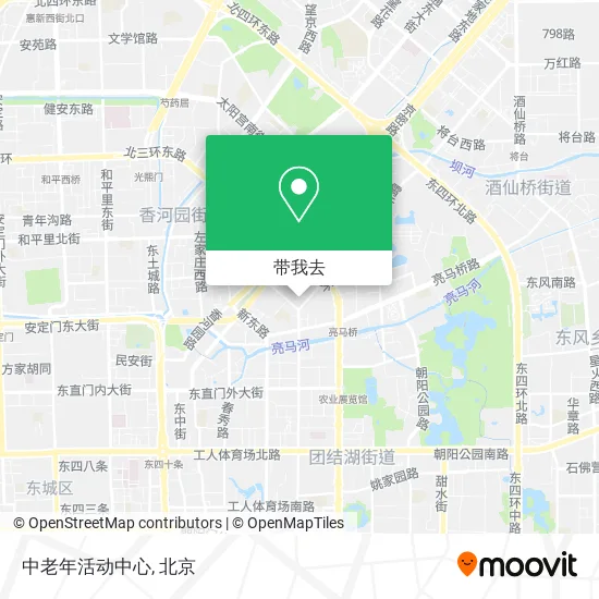 中老年活动中心地图
