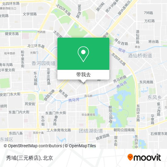 秀域(三元桥店)地图