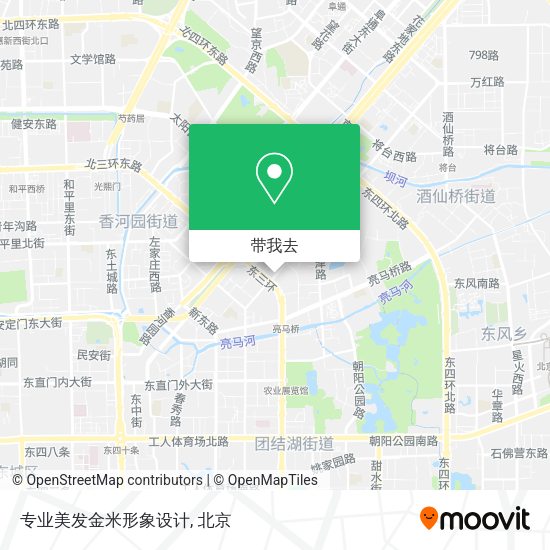 专业美发金米形象设计地图