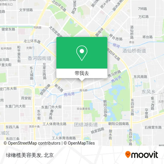 绿橄榄美容美发地图