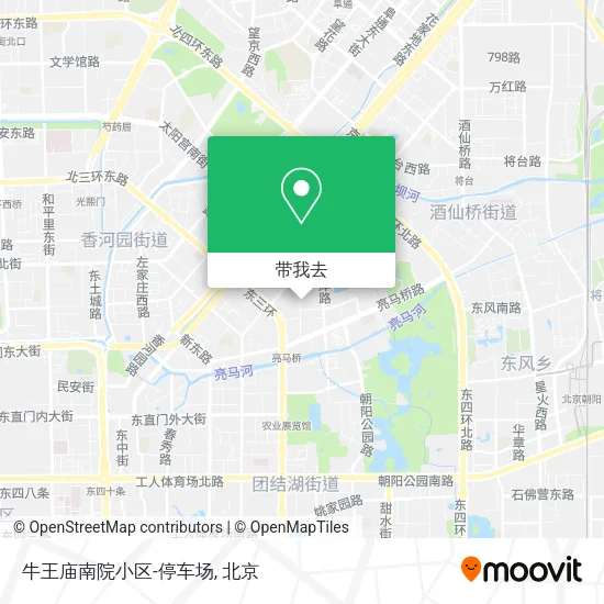 牛王庙南院小区-停车场地图