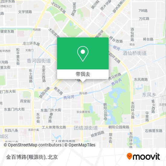 金百博路(顺源街)地图