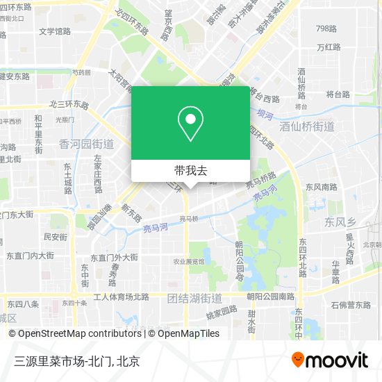 三源里菜市场-北门地图