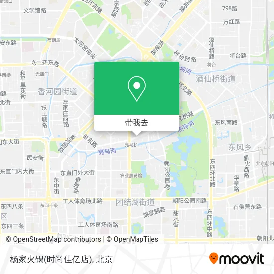 杨家火锅(时尚佳亿店)地图