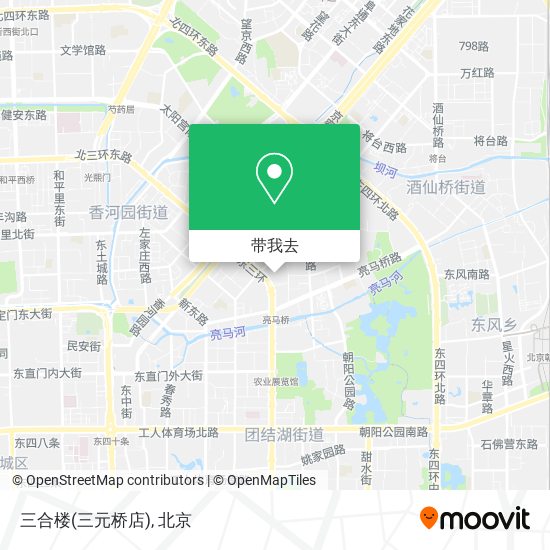 三合楼(三元桥店)地图