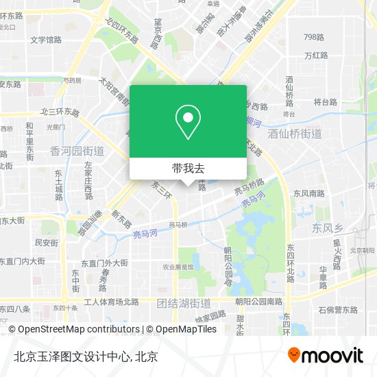 北京玉泽图文设计中心地图