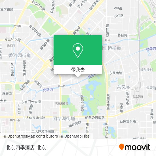 北京四季酒店地图