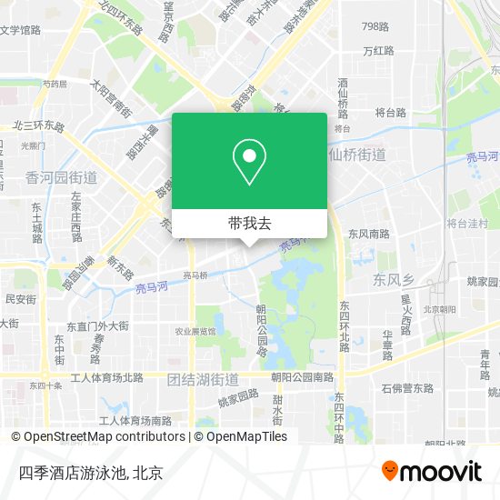 四季酒店游泳池地图