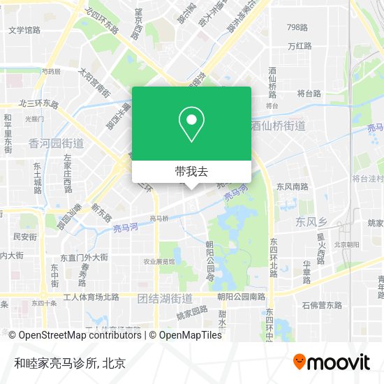 和睦家亮马诊所地图