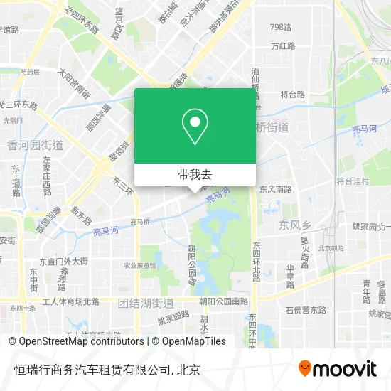 恒瑞行商务汽车租赁有限公司地图