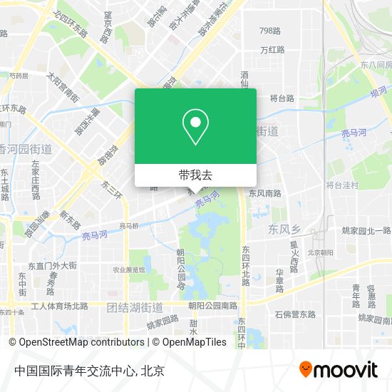 中国国际青年交流中心地图