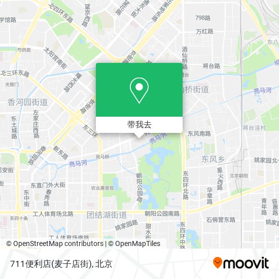 711便利店(麦子店街)地图