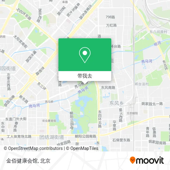 金佰健康会馆地图