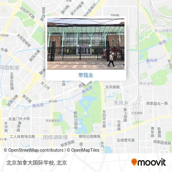 北京加拿大国际学校地图