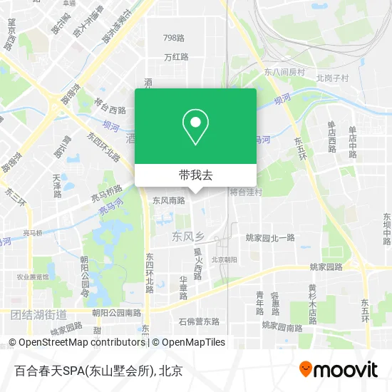 百合春天SPA(东山墅会所)地图